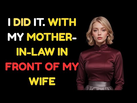 MY MOTHER-IN-LAW WASN’T SHY WITH ME...A TRUE INFIDELITY STORY