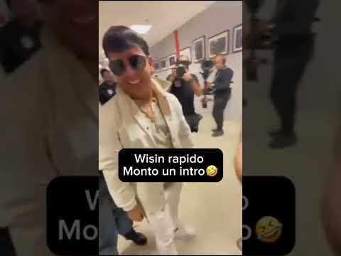 Wisin improvisa intro al ver a Tito El Bambino 😂