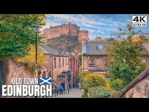 EDINBURGH in 4K l  A Breathtaking Journey Through SCOTLAND's Enchanting Capital!