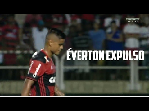ÉVERTON EXPULSO! FLAMENGO 3 X 0 MACAÉ - 01/02/17