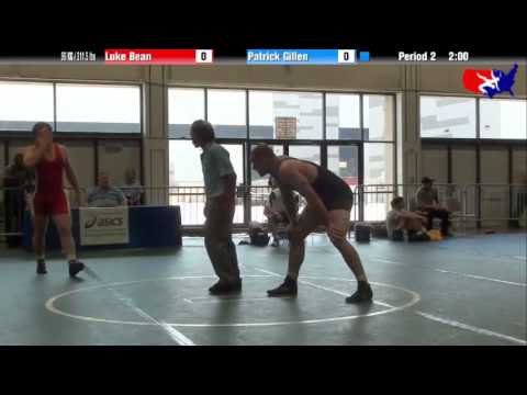 Luke Bean vs. Patrick Gillen at 2013 Junior Nationals - FILA - FS