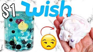 $1 WISH SLIME REVIEW! Is It Worth It?!
