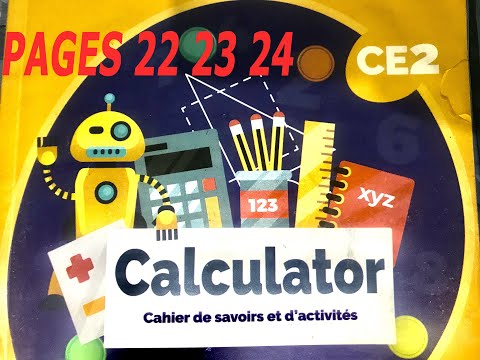 Calculator CE2 exercices pages 22, 23 et 24 la mesure des longueurs