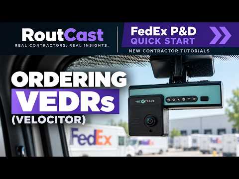 How Do I Order and Install VEDRs? — RoutCast contractor tutorial