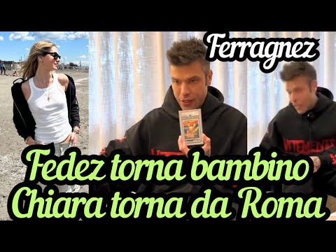 FEDEZ riceve dei POKEMON da collezione e si emoziona quasi. CHIARA FERRAGNI torna da Roma