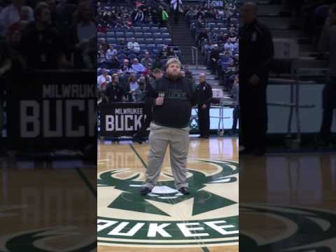 Ben Tajnai Milwaukee Bucks National Anthem