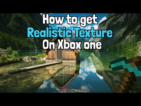 Realistic Texture pack for Minecraft Xbox | how to make your game look real