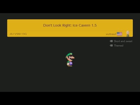 Super Mario Maker 2 095 - Don't Look Right: Ice Cavern 1.5 by wutnaut