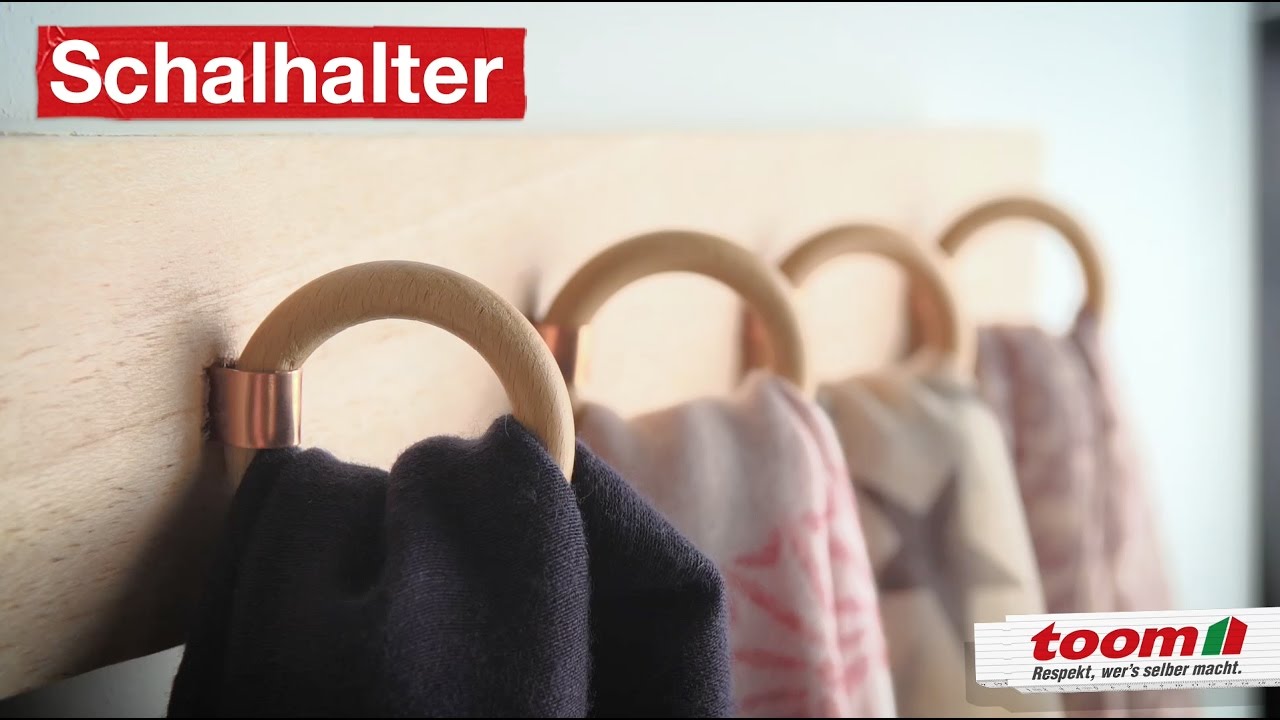 DIY Idee: Aufbewahrung fr Schal und Tcher zum Selberbauen