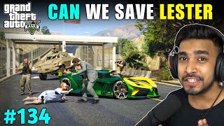 CAN WE SAVE LESTER FROM MAFIA GANG  GTA V GAMEPLAY