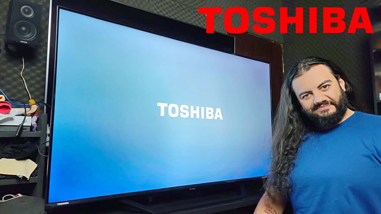 Unboxing (desembalando) Toshiba 55M550KB
