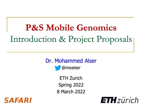 Mobile Genomics Course - Meeting 1: Course Introduction & Project Proposals (Spring 2022)