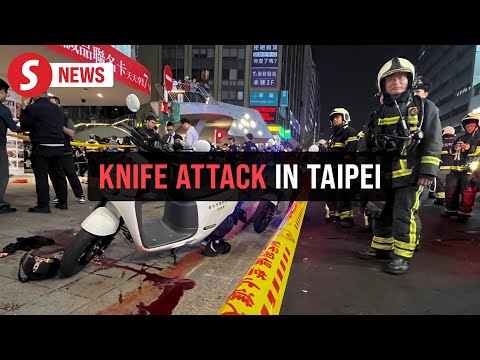Three killed including knife-wielding attacker in Taipei