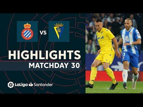 Highlights RCD Espanyol vs Cádiz CF (0-0)