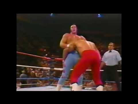 Honky Tonk Man vs. Ricky Steamboat: Intercontinental Title Match (WWF 1987)