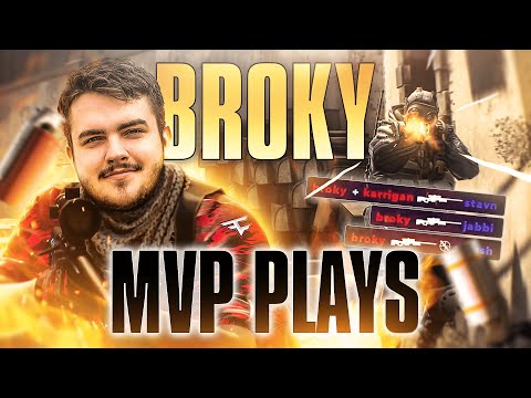 BROKY 2000 IQ Clutches - FaZe CS:GO (BEST MVP PLAYS)