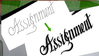 EASY WAY TO WRITE ASSIGNMENT IN THE FRONT PAGE