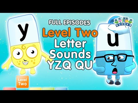 #ステイヤーズーム アルファブロックス レベル2｜全話セット｜文字の音 - YZQ QU｜ #ホームスクーリング (#Stayathome - Alphablocks Level Two | FULL EPISODES | Letter Sounds - YZQ QU | #HomeSchooling)