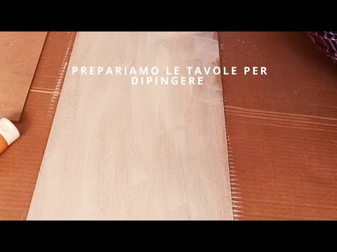 Prepariamo insieme le tavole in legno MDF per dipingere 🙏❤️🙏