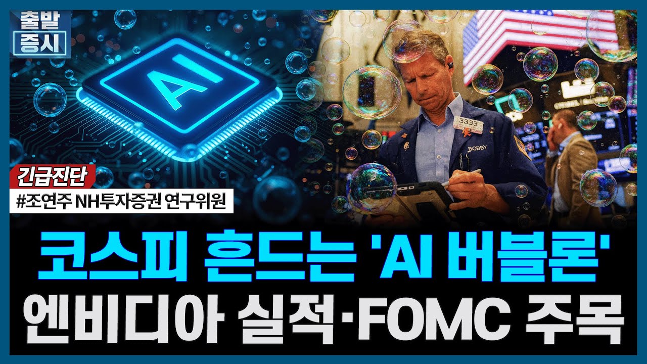 코스피 흔드는 'AI 버블론', 엔비디아 실적·FOMC 주목ㅣ#엔비디아 #팔란티어