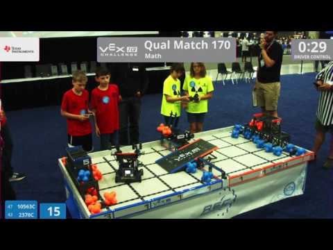 2017 VEXIQ Elem Math Q170 (10563C 2370C) Score 57