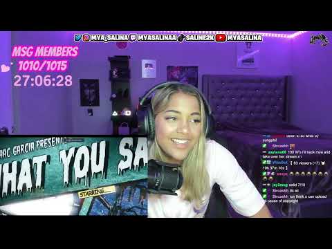Mya Salina REACTS to YoungBoy Never Broke Again Ft The Kid LAROI, Post Malone - What You Say