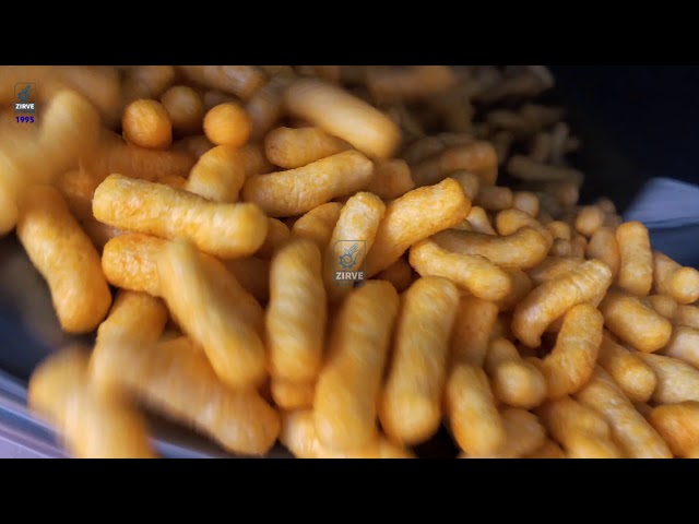 zirve extrusion | خط شيبس LC175-S ينتج 25 شكل حبة شيبس مباع الى آل دوفاني - ليبيا