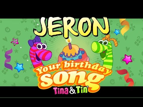 Tina&Tin Happy Birthday JERON (Personalized Songs For Kids) #PersonalizedSongs