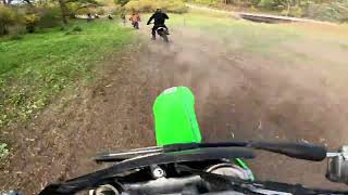 Crashing a KX250F race day | Cypress River Hare Scramble 2024