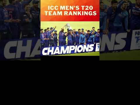 ICC T20 RANKING :  ICC TWENTY-20 TEAM RANKINGS released by ICC on 18 Feb 2022,