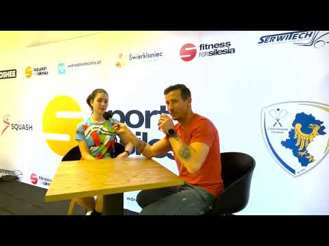 Agata Boniecka  (zawodniczka squasha) - wywiad - Drużynowe Mistrzostwa Polski Juniorów 2023