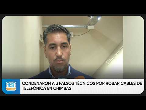 Condenaron a 3 falsos técnicos por robar cables de Telefónica en Chimbas