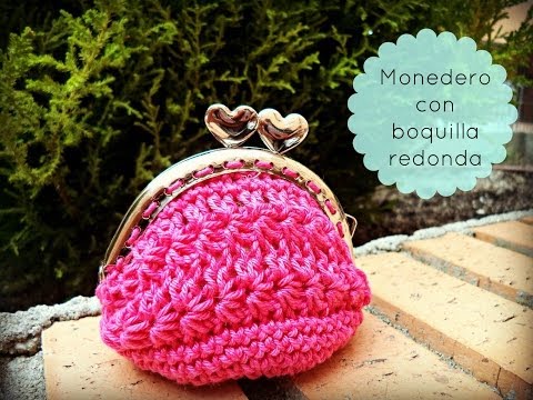 Monedero de ganchillo con boquilla redonda – Crochet purse :) Tutorial paso a paso