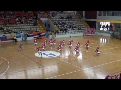 Mažoretky Panenky Hranice - Vicemistr Evropy 2014, Slavonski Brob, Chorvatsko