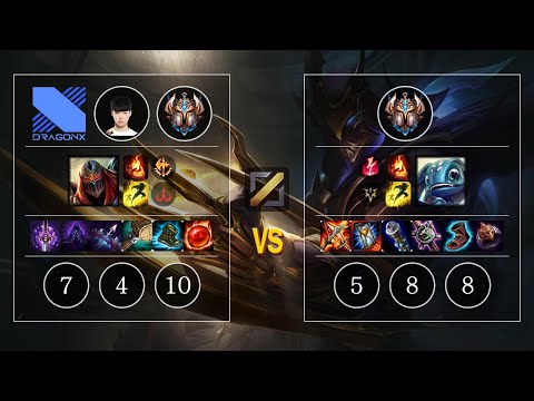 DRX Chovy Zed vs Fizz Mid - KR Patch 10.12