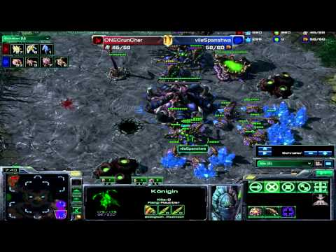 R4ptorStarcraft Game #1 CrunCher [P] vs Spanshwa [Z] part 1/2