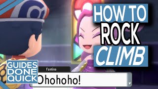 How To Rock Climb In Pokemon Brilliant Diamond And Shining Pearl