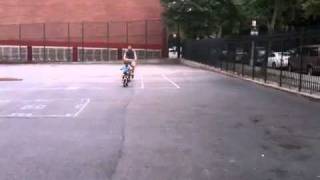 Maceo learns to ride a bike!