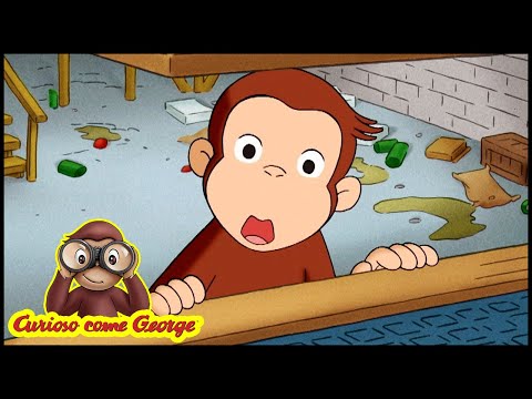 Curioso come George 🐵 Rinchiusi nello Scantinato 🐵 Cartoni Animati per Bambini 🐵  Episodio Completo