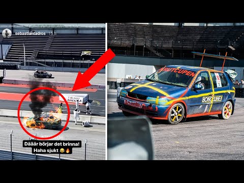 *TADROS* BIL BÖRJA BRINNA!!  YOUTUBERACET 2020  (vlogg 130)