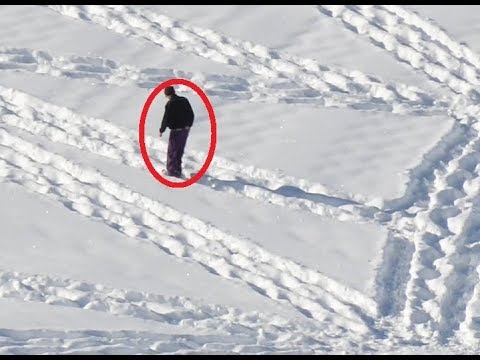 It Looks Like Some Drunk Guy Walking In Circles In The Snow. But Just Wait Until You Zoom Out !