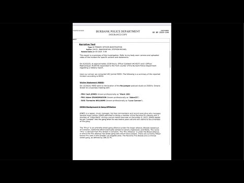 Luce Cannon Bed Buddy J-Reed Filed A False Police Report. "I DONT KNOW YOU CLOWN"
