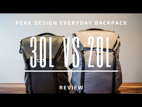 Peak Design Everyday kuprinė V2 30L, juoda video