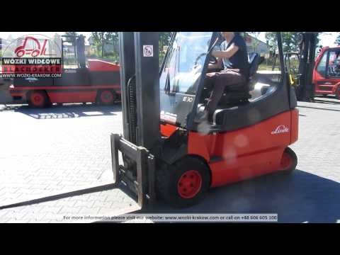 Forklift Gabelstapler Погрузчик Linde E30 2006 BD 4086E