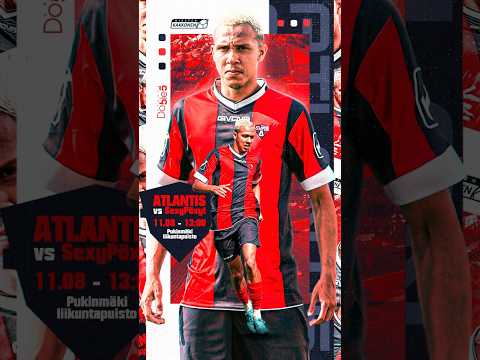 Atlantis Football Club 🆚 SexyPöxyt  #speedart #matchday #finland #football #sportsdesign
