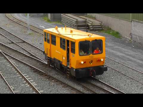 Irish Rail Inspection Car & Track Recording Vehicle movements around Dublin