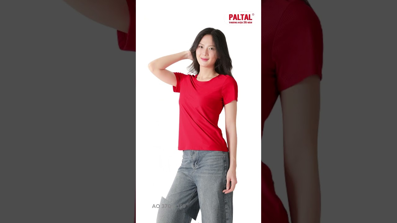 Phôi Áo thun nữ cổ tròn tay ngắn chất silk lạnh siêu mát co dãn 4 chiều  370p 0359