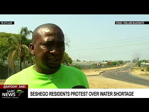 Seshego residents protest over water shortage