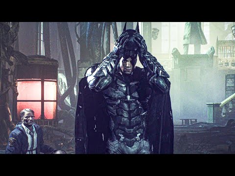 Batman Unmasked In Front Of Everyone Scene (4K ULTRA HD) - Batman Arkham Knight