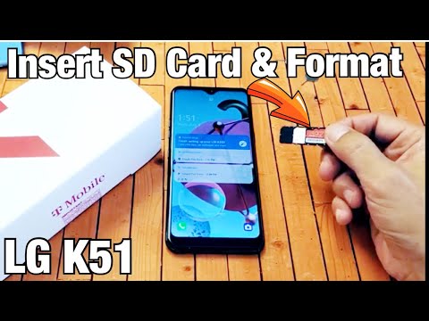 LG K51: How to Insert SD Card & Format